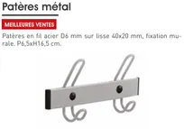Patères 2 – métal